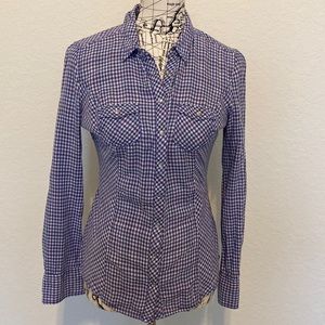 GUESS gingham blouse